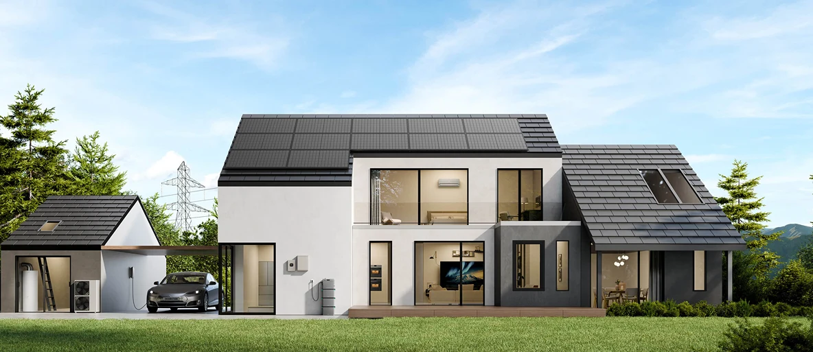 Batterie solaire modulaire Zendure SolarFlow Mix installée dans une maison